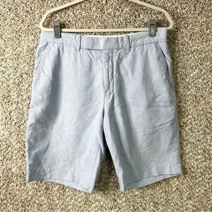 POLO Ralph Lauren Shorts Men’s 34 Light Blue 100% Cotton Chambray